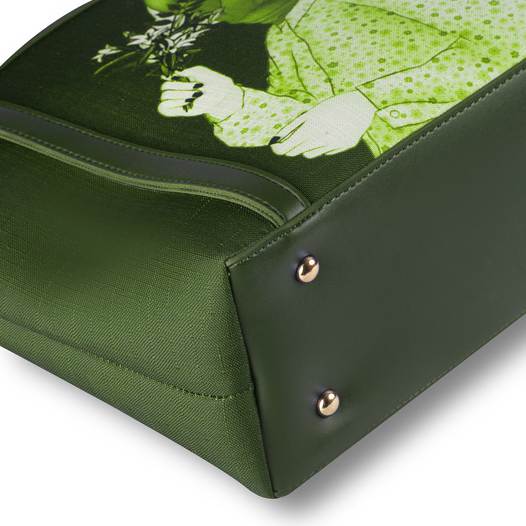 Belle Green Tote Bag - Bag X