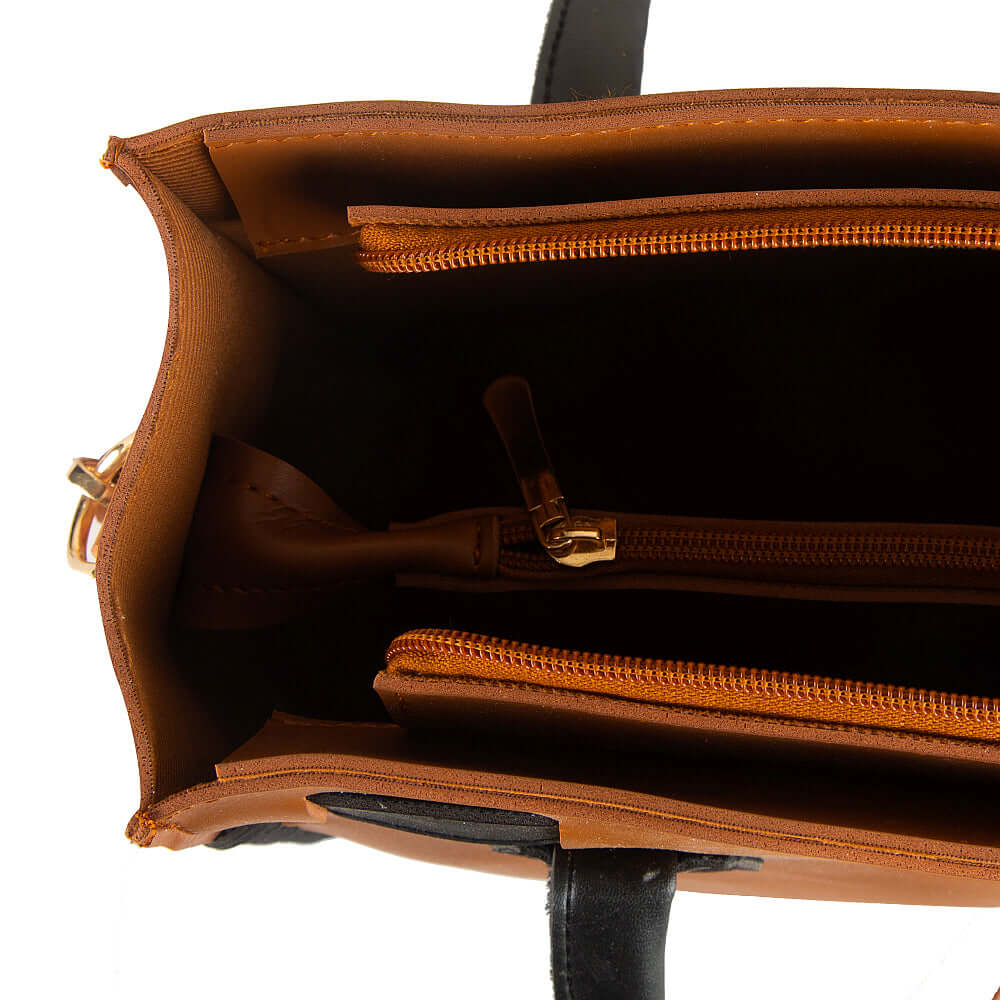 Mingle Brown Handbag - Bag X