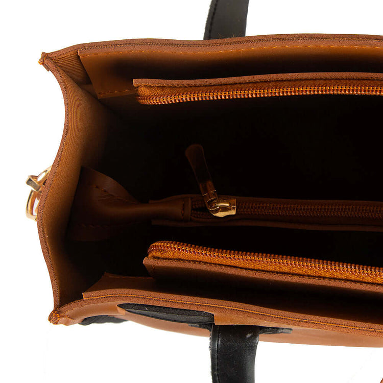 Mingle Brown Handbag - Bag X