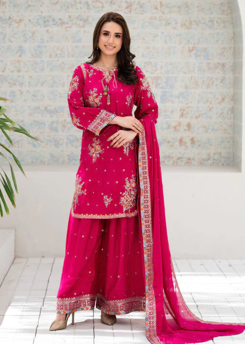 SAIMA GUL SHOCKING PINK - Ayesha's Closet