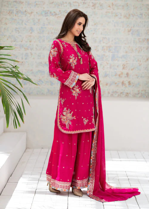 SAIMA GUL SHOCKING PINK - Ayesha's Closet