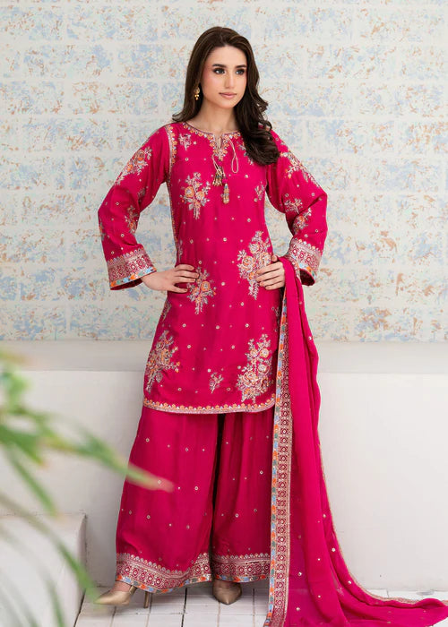 SAIMA GUL SHOCKING PINK - Ayesha's Closet