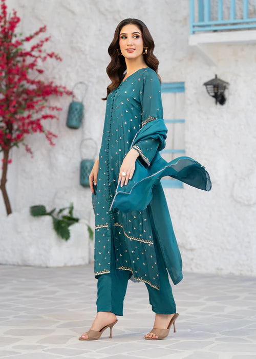 SUKAINA SEA GREEN - Ayesha's Closet