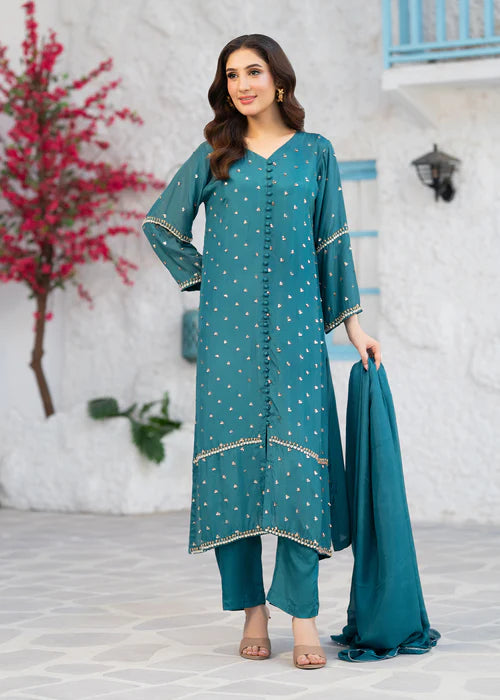 SUKAINA SEA GREEN - Ayesha's Closet