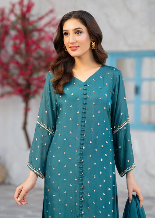 SUKAINA SEA GREEN - Ayesha's Closet