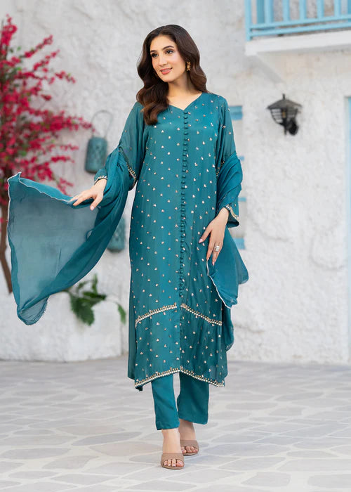 SUKAINA SEA GREEN - Ayesha's Closet