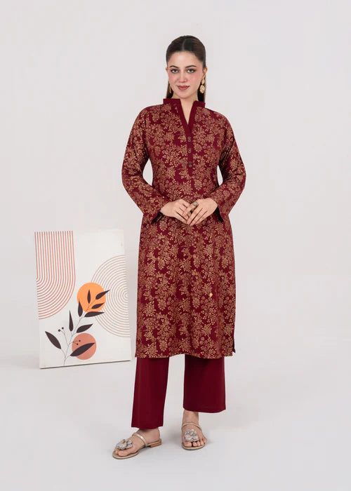 D014 printed kurta only - Zeekstore
