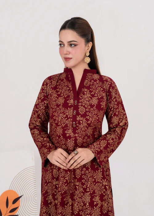 D014 printed kurta only - Zeekstore