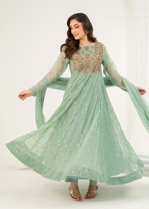 SUNDRI PASTEL GREEN - Ayesha's Closet