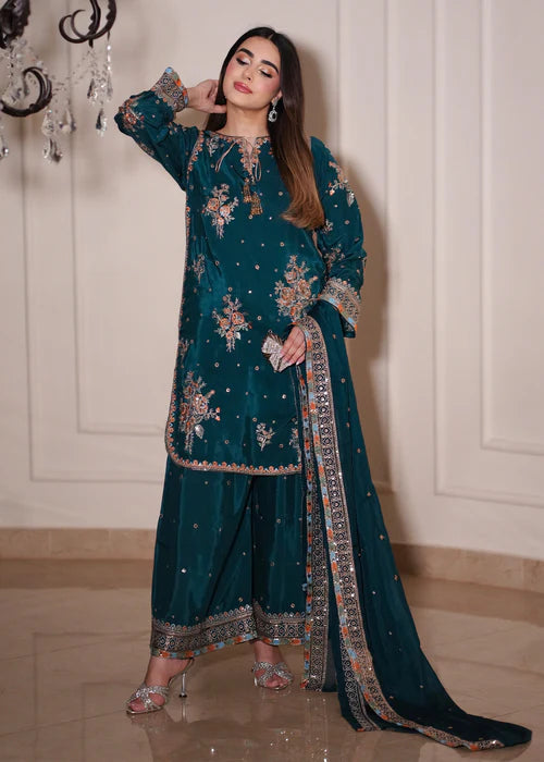 SAIMA GUL TEAL  - Ayesha's Closet