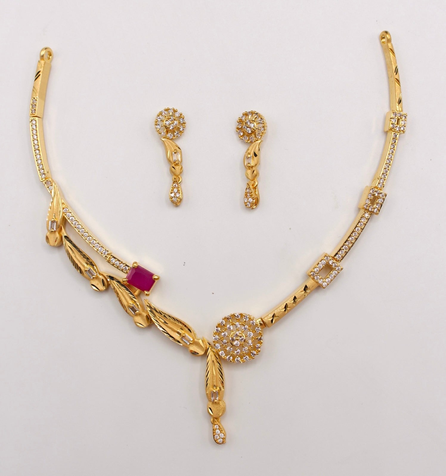 Gold Plated Ruby - Aloro Jewels