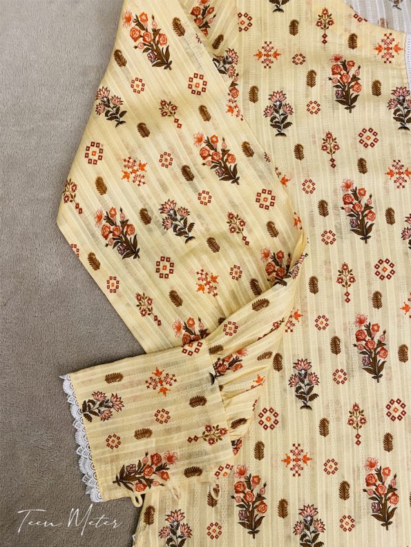 Beige Printed 2pc - Teen Meter