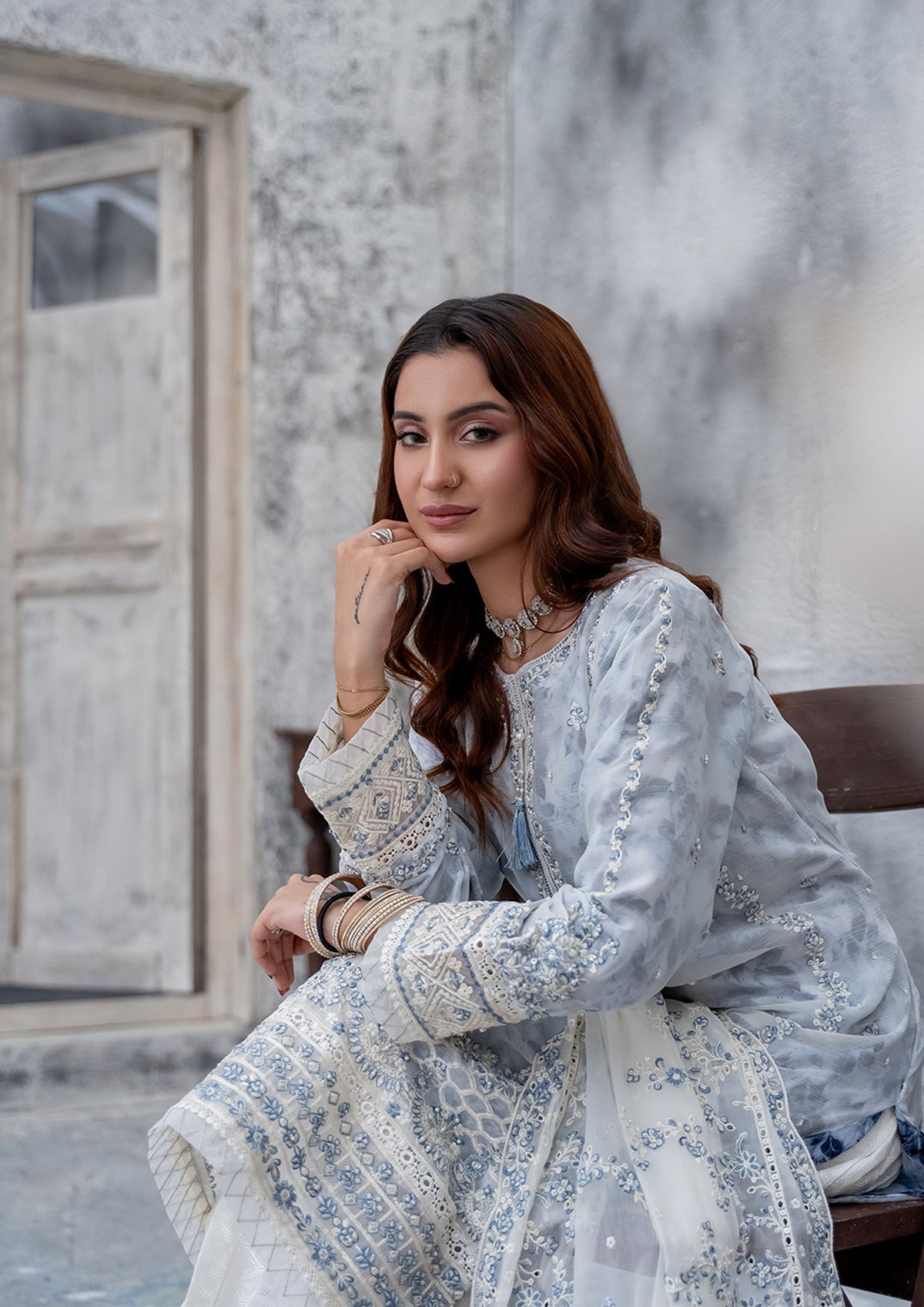 Cinderella BN-1005 - 3 Piece Stitched Fancy Heavy Embroidered - Bint-e-Noor
