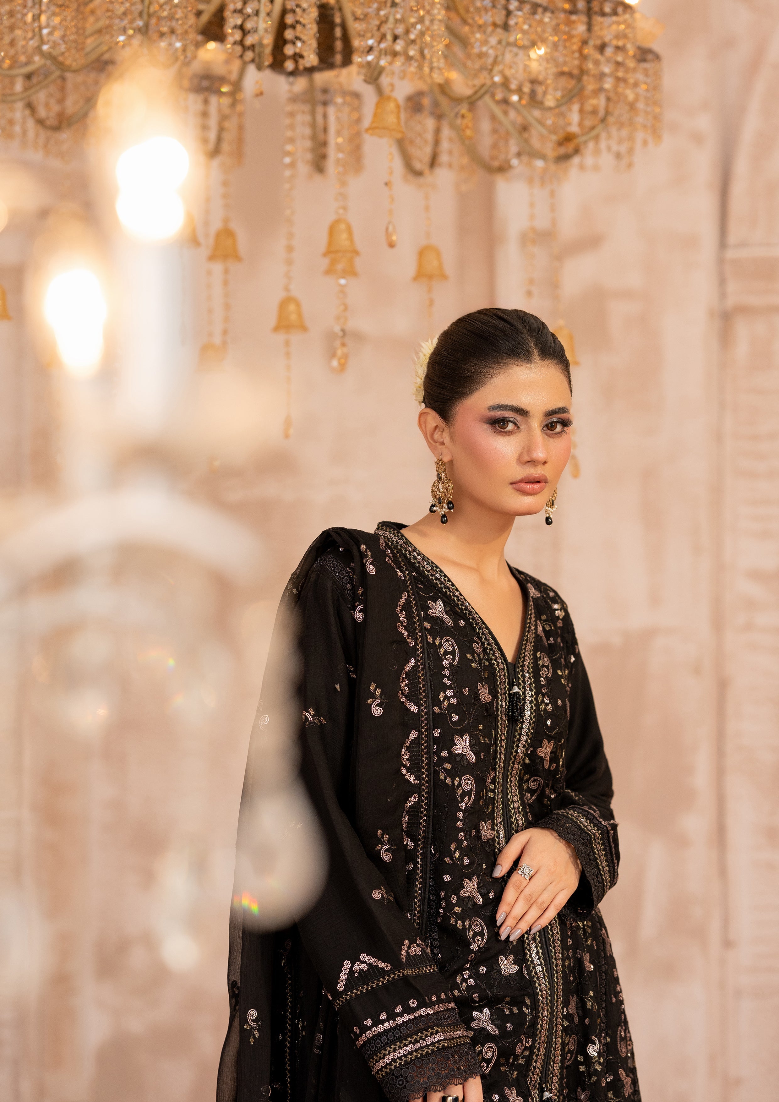 Ghazala BN-1173 - 3 Piece Stitched Fancy Heavy Embroidered - Bint-e-Noor