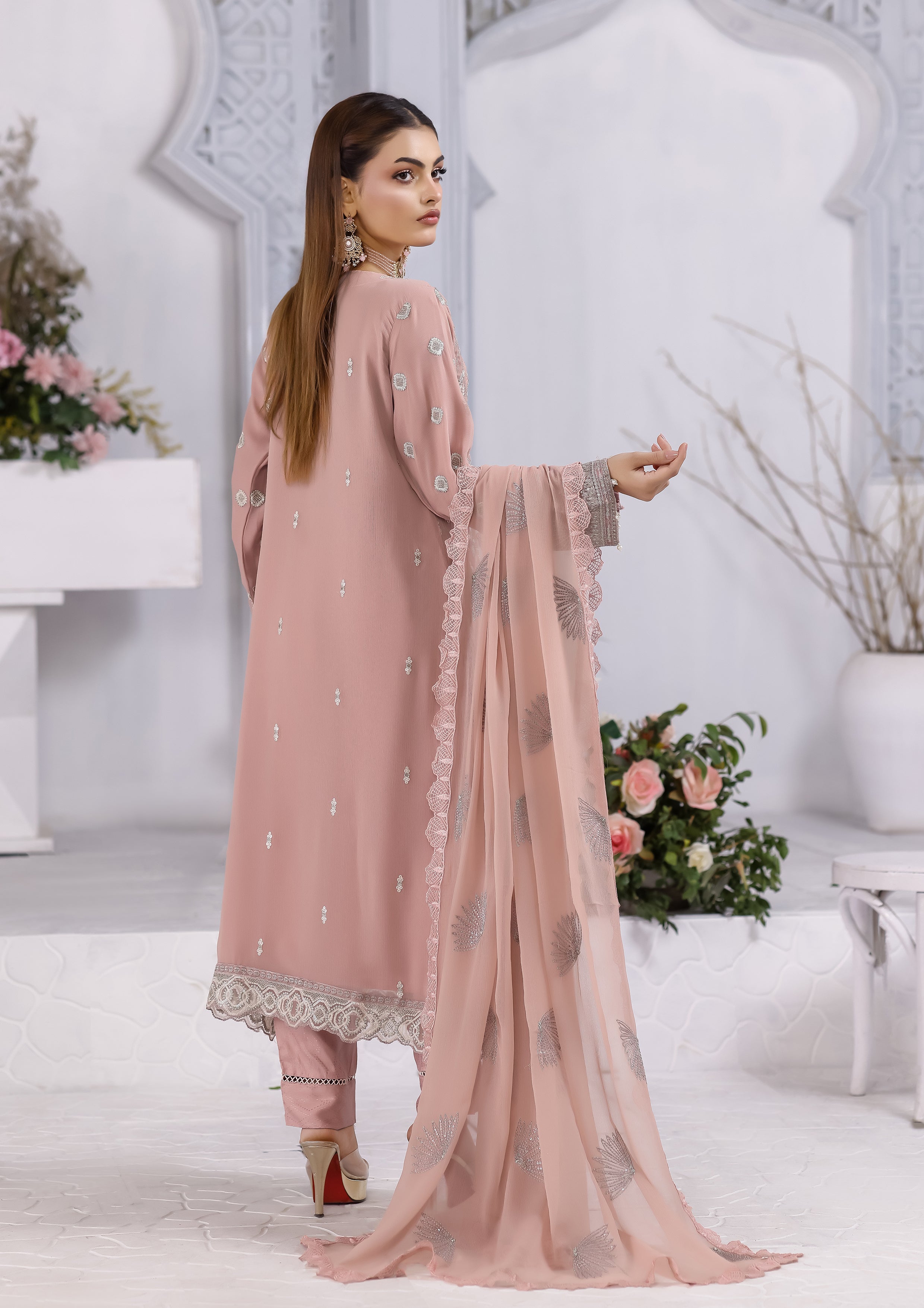 Talia BN-1080 - 3 Piece Stitched Fancy Heavy Embroidered - Bint-e-Noor