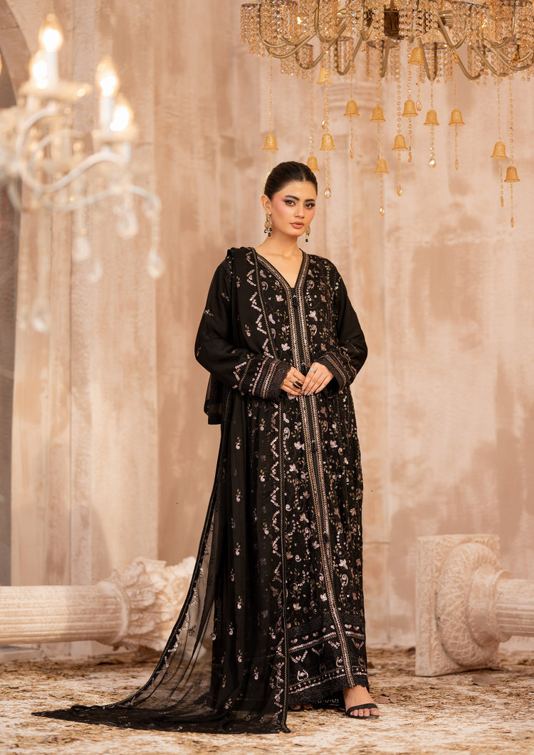 Ghazala - 3 Piece Stitched Fancy Heavy Embroidered - Bint-e-Noor