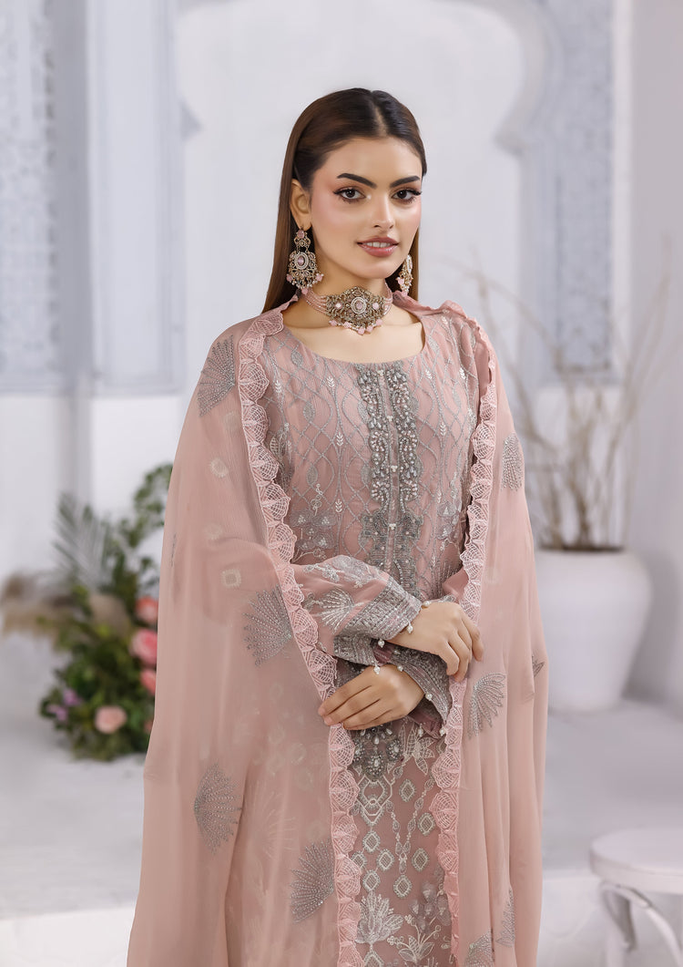 Talia BN-1080 - 3 Piece Stitched Fancy Heavy Embroidered - Bint-e-Noor