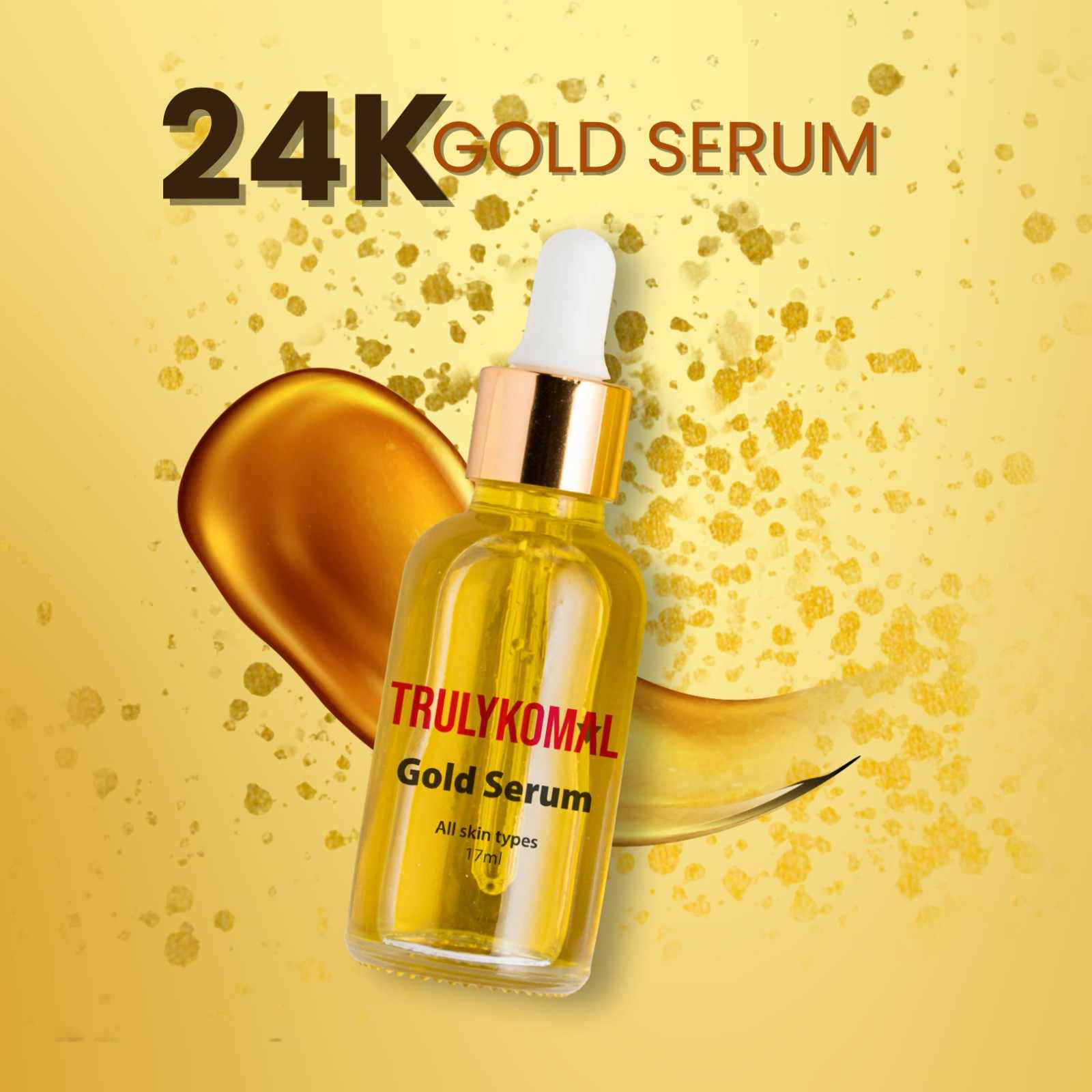 24K Gold Serum - TrulyKomal