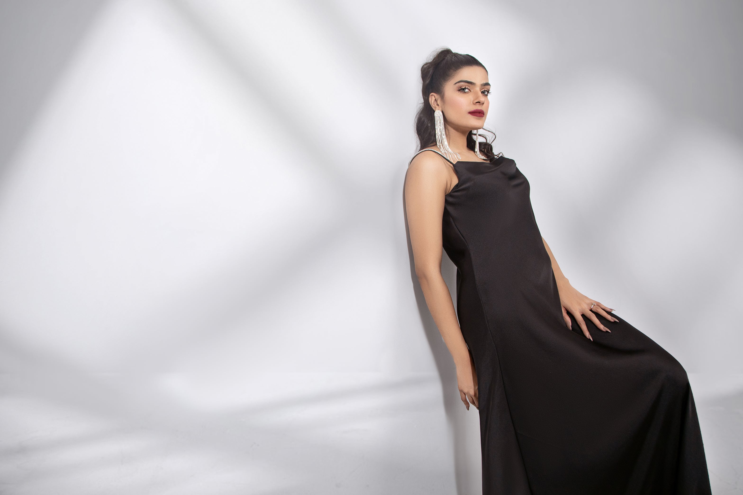 Straps Silk Gown - SYAH