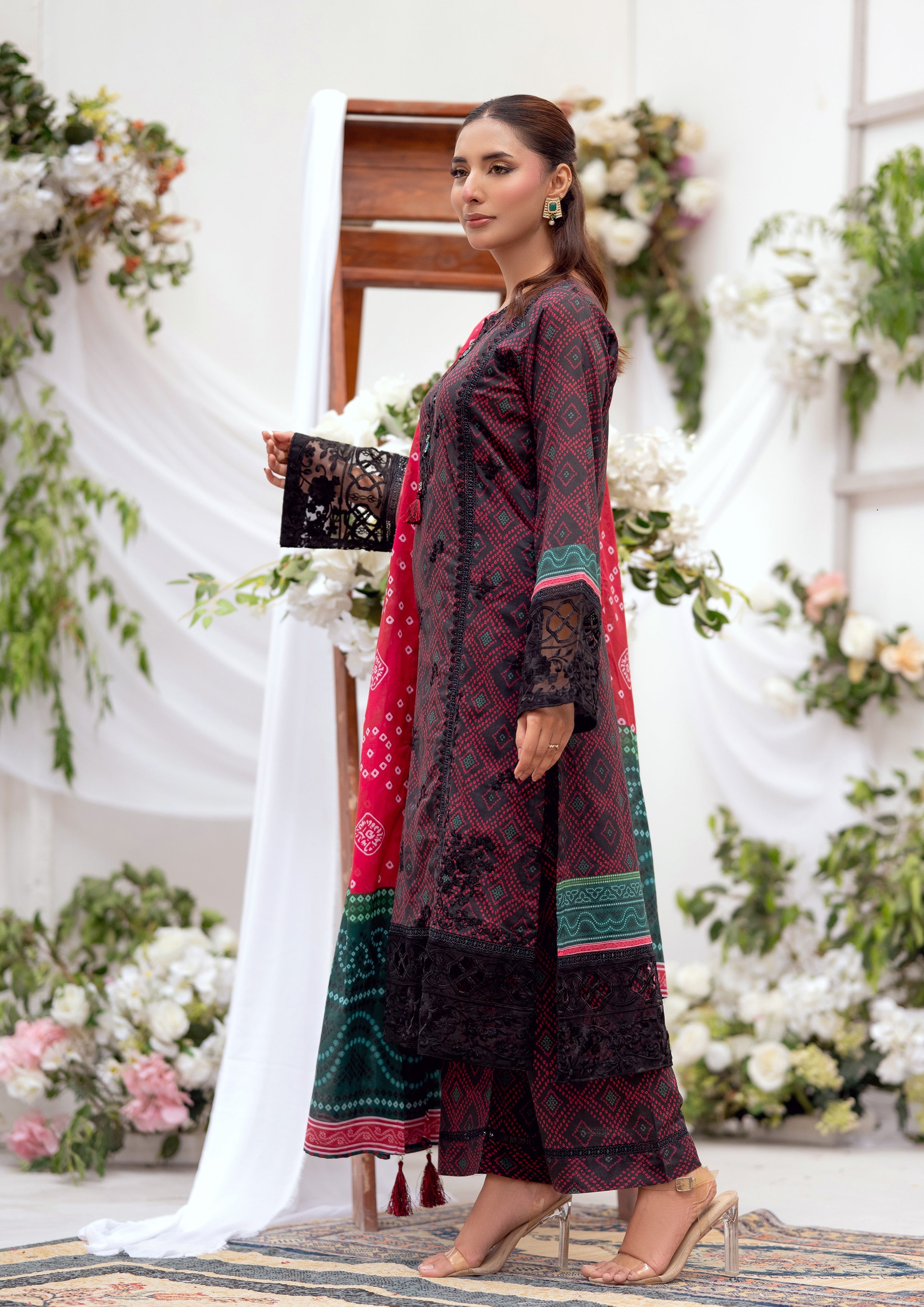 Zenith BN-1165 - 3 Piece Stitched Fancy Heavy Embroidered - Bint-e-Noor