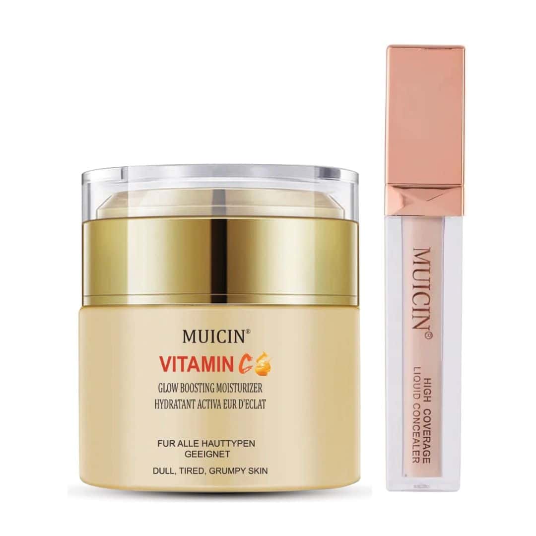 Vitamin C Foundation & Gold HD Concealer - Muicin