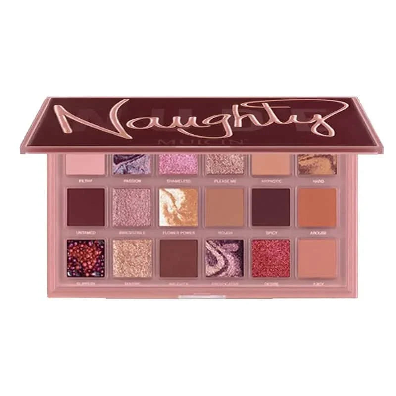 Nude Naughty Eyeshadow Palette - Subtle To Bold Spectrum - Muicin