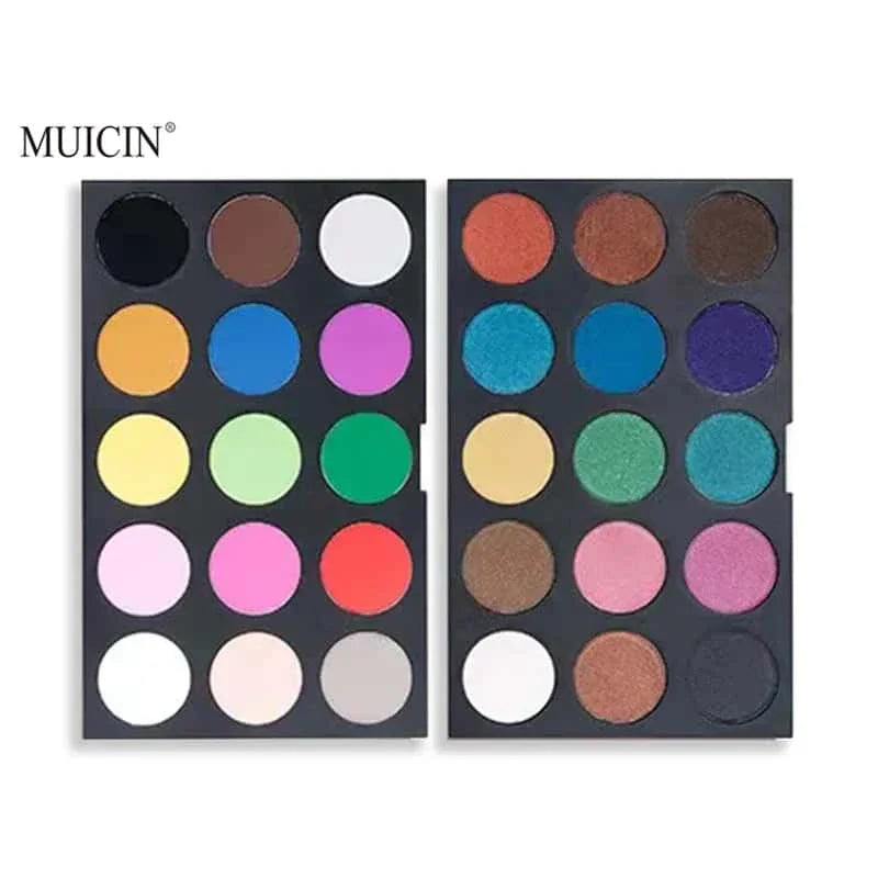 Multi Color Matte & Velvet Eyeshadow Palette - Muicin