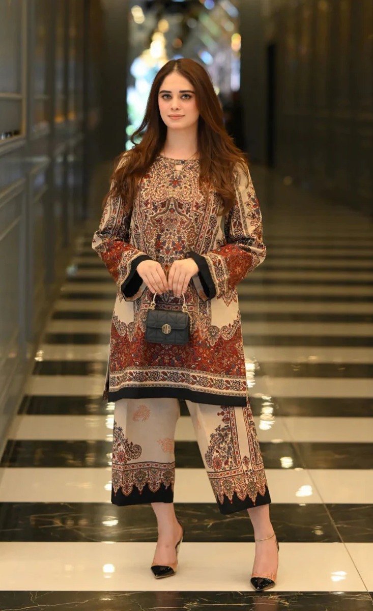 Raqs-e-Gul - Stitched 2 Pcs - Kala Jora