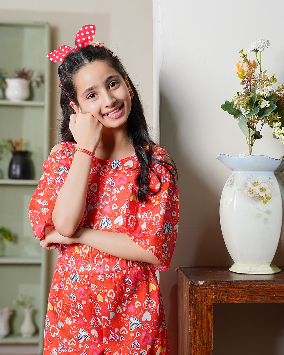 Cherry-Twist – Lawn Jumpsuit - Rangooz