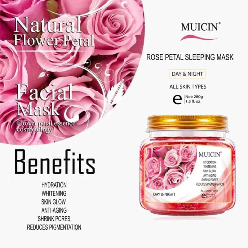 Eternal Rose Petal Sleeping Mask - Muicin