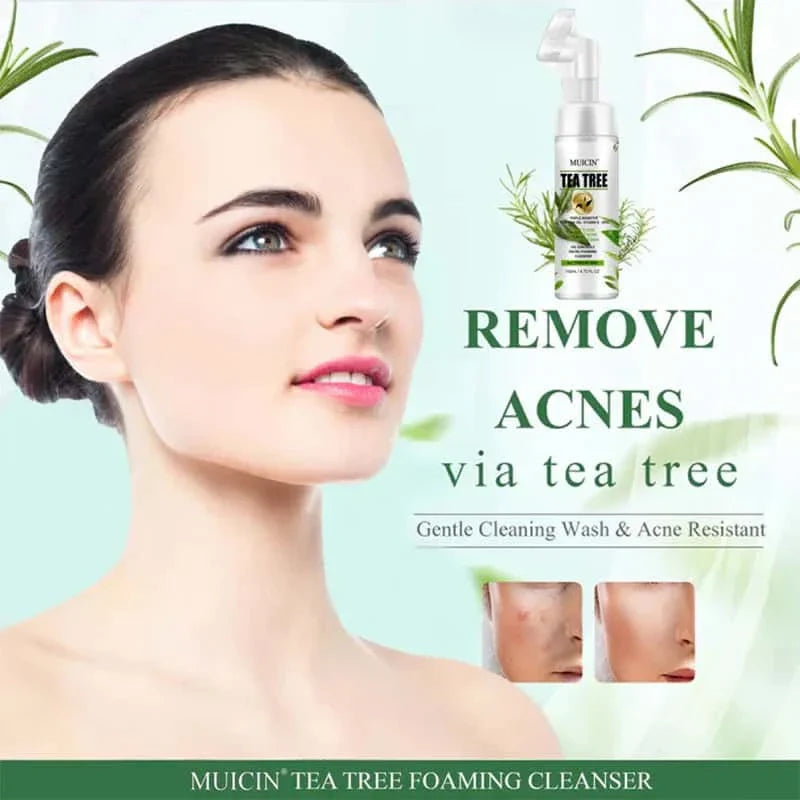 Tea Tree Bubble Foaming Facial Cleanser - Muicin