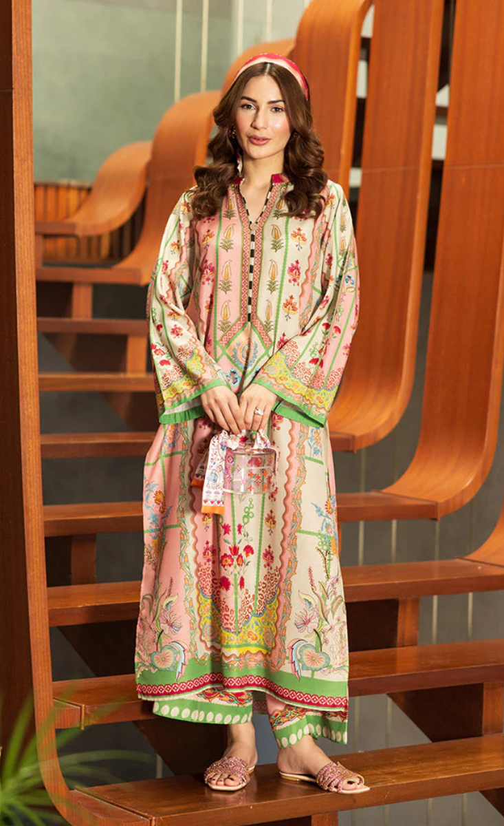Zarlish - Stitched 2 Pcs - Kala Jora