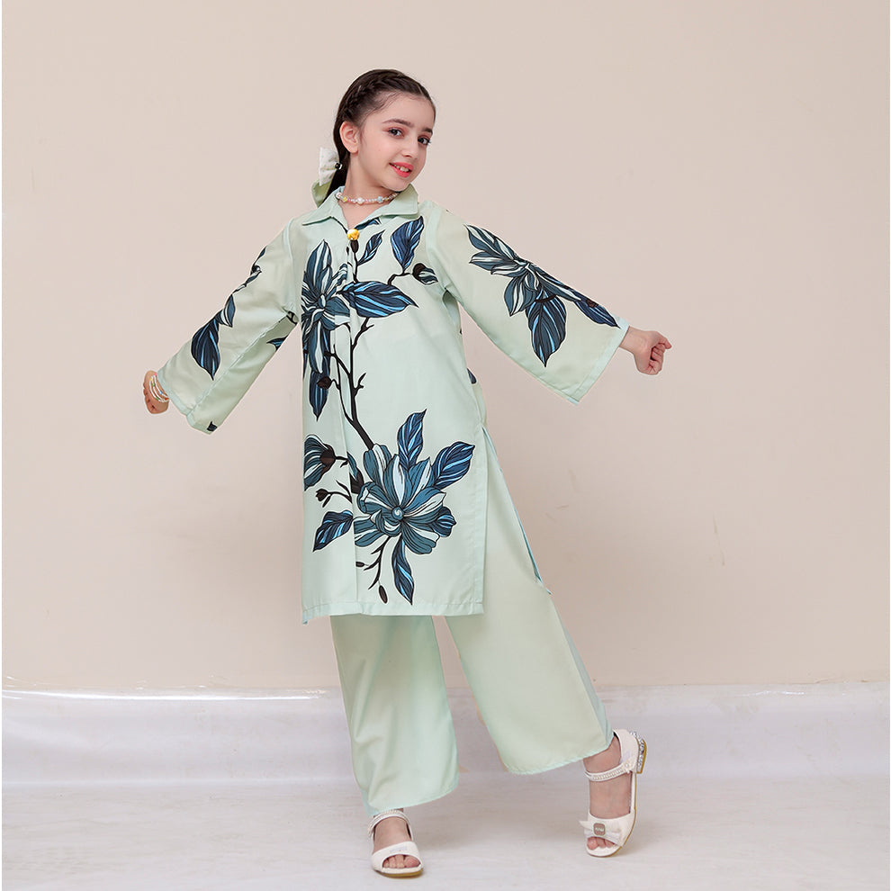 Leafy - Co-ord Set - Silk - Rangooz