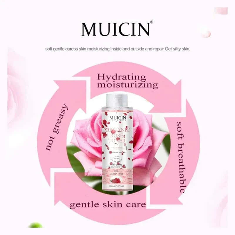 Organic Rose Hydration Toner - Muicin