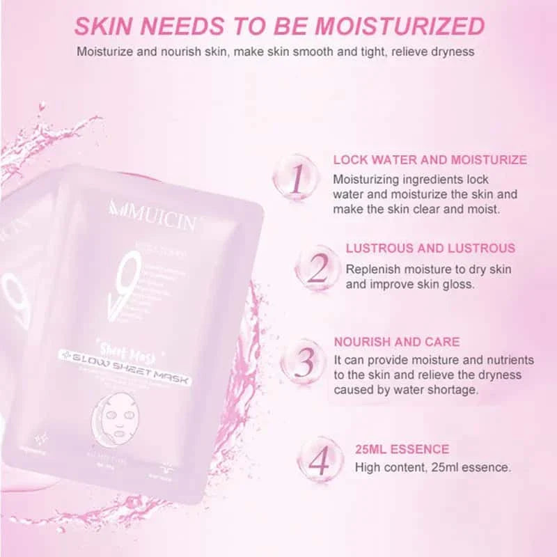 V9+ Intensive Hydration Sheet Mask - Muicin