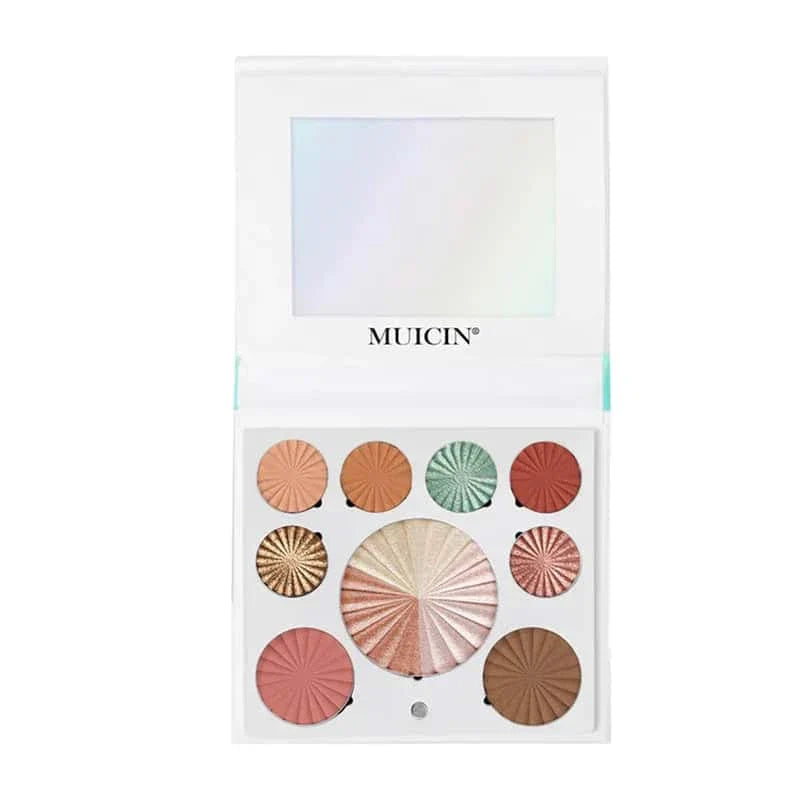 White Blusher & Eyeshadow Palette - Muicin