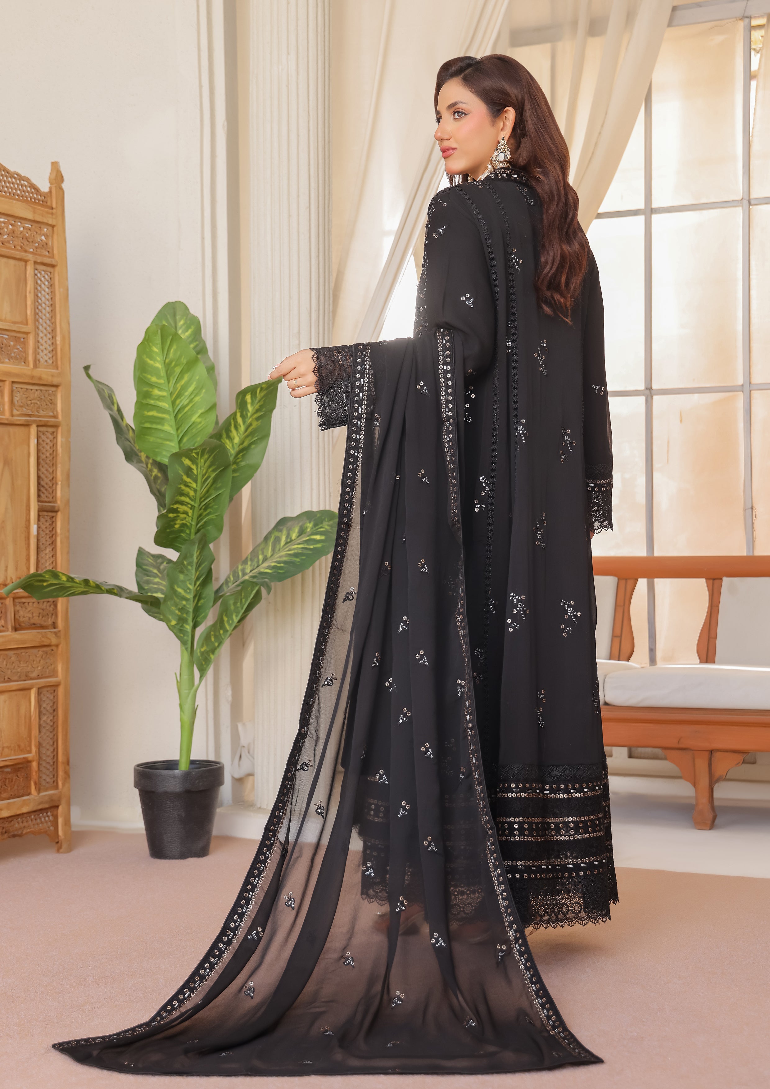 Vanessa BN-9991 - 3 Piece Stitched Fancy Heavy Embroidered - Bint-e-Noor