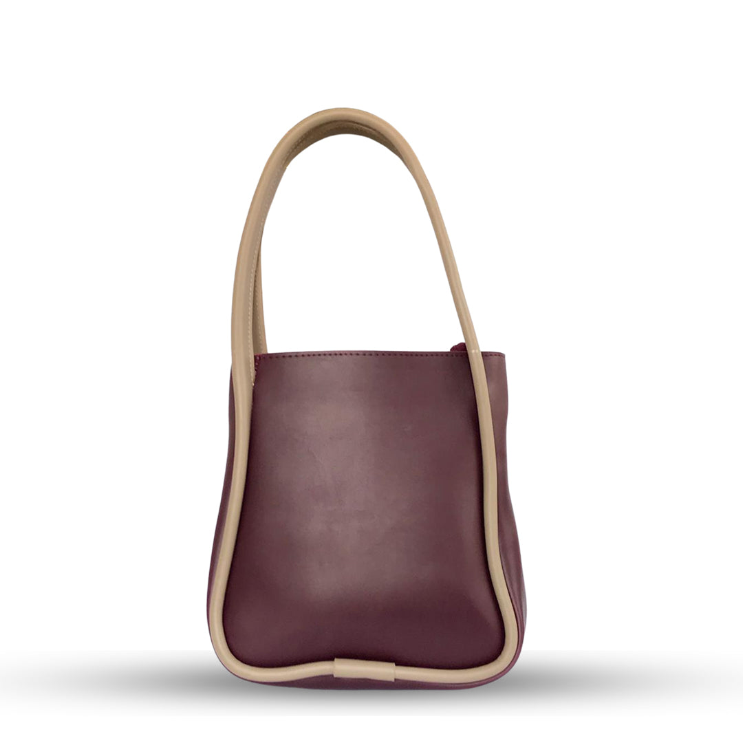 Loop Maroon Handbag - Bag X