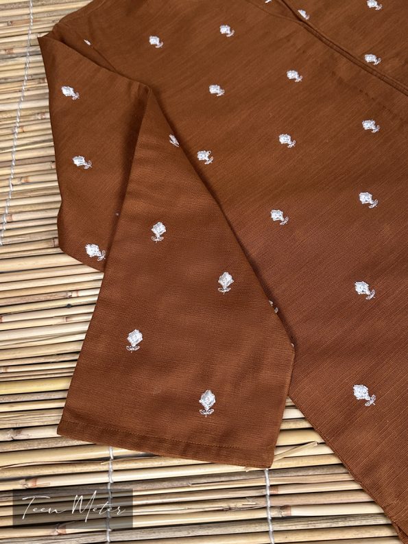 Brown 2pc khadder - Teen Meter