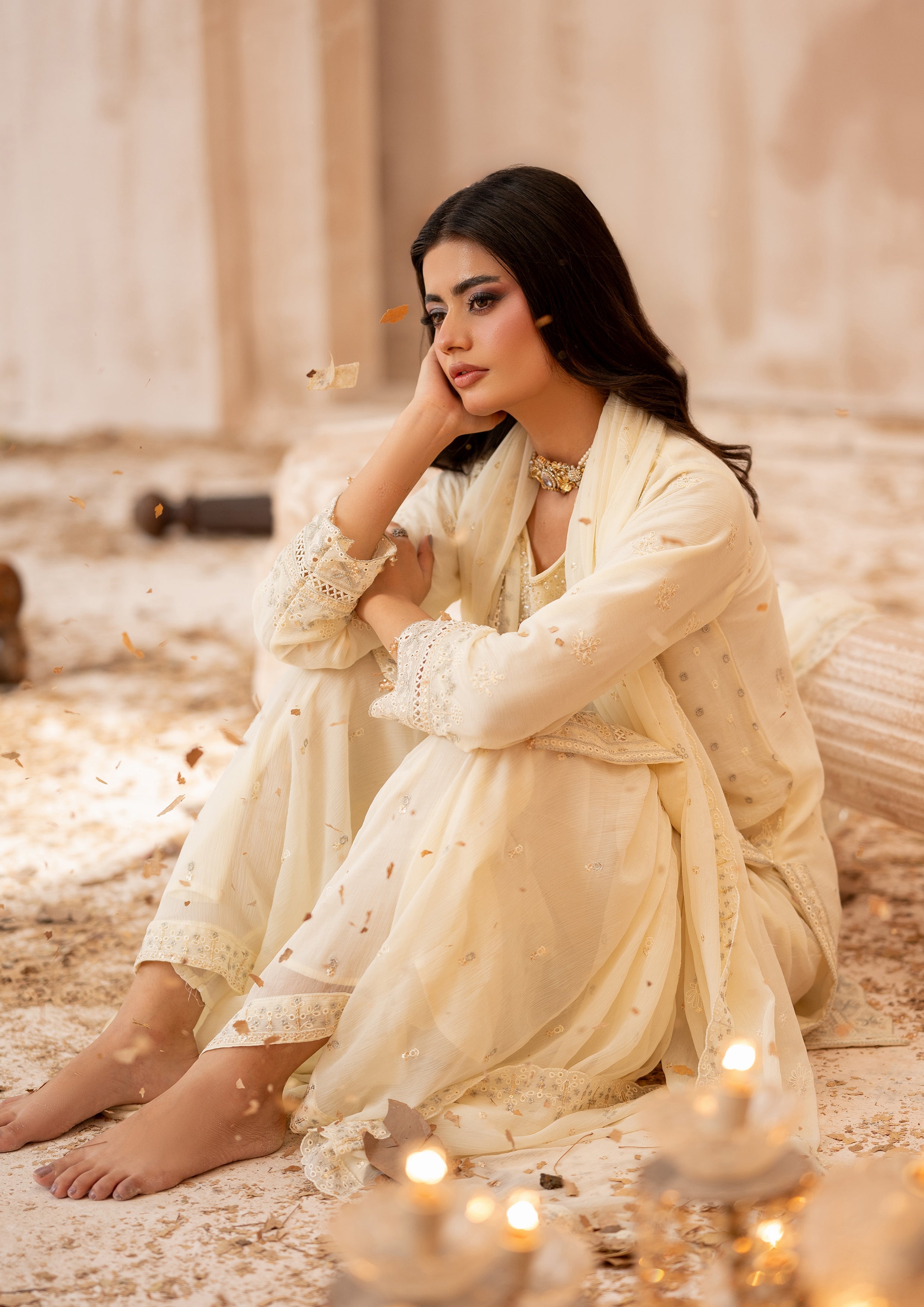 Alvina BN-1178 - 3 Piece Stitched Fancy Heavy Embroidered - Bint-e-Noor