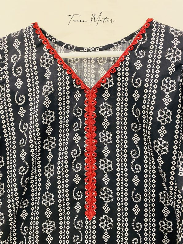Black 2pc “Summer Lawn Prints” - Teen Meter