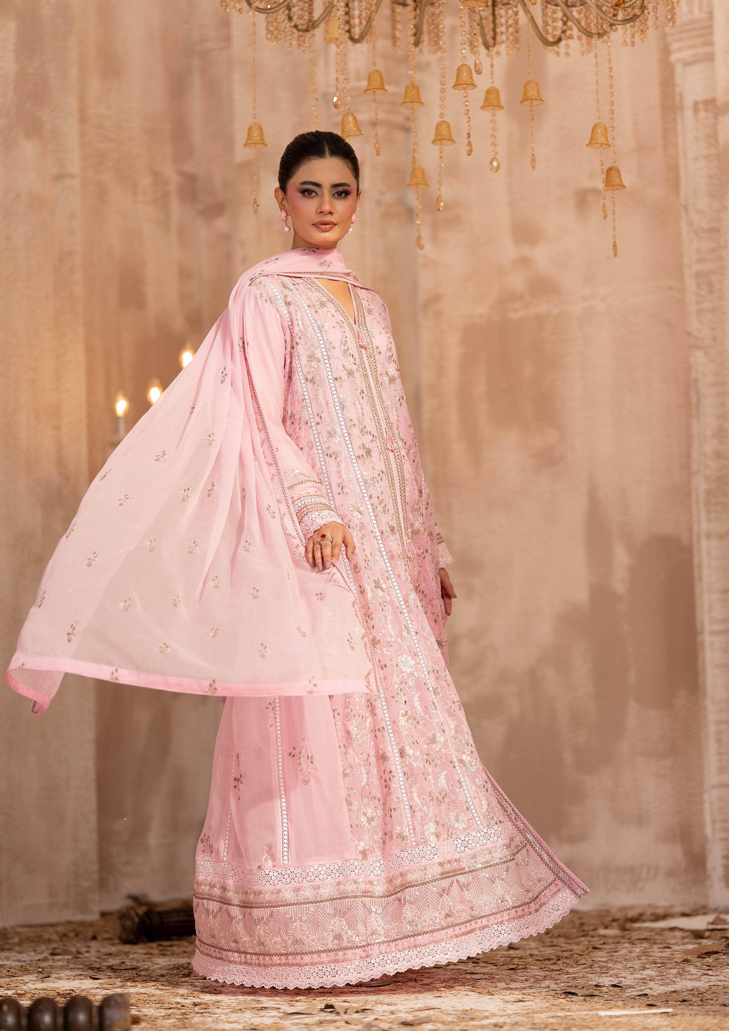Ghazala BN-1171 - 3 Piece Stitched Fancy Heavy Embroidered - Bint-e-Noor