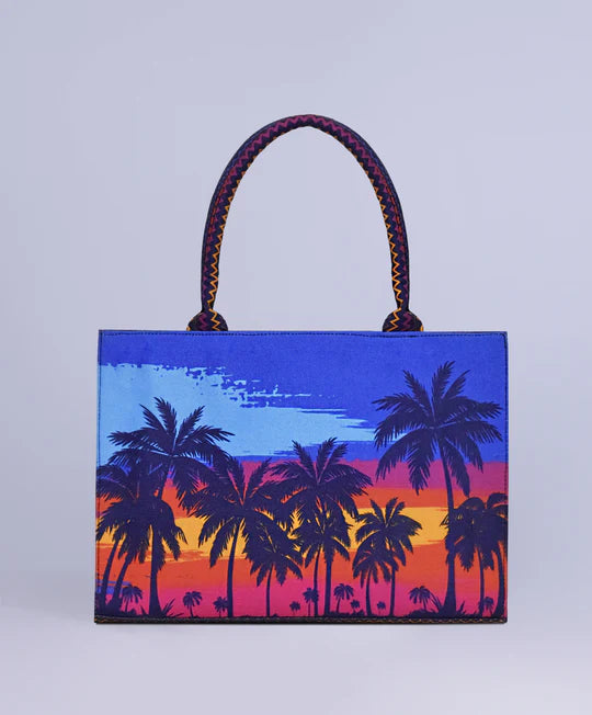 Tropical Dusk Tote Bag - Totewear