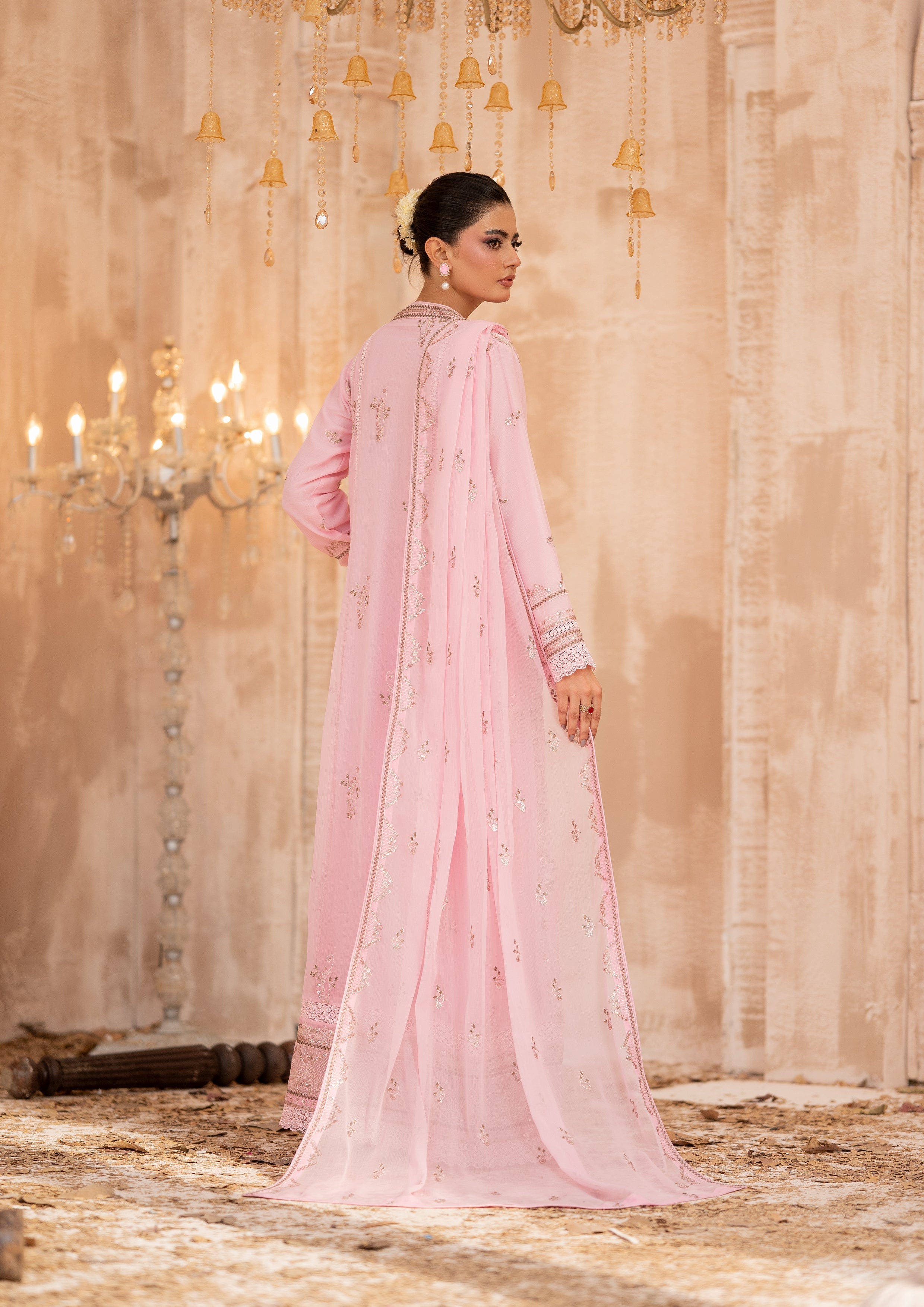 Ghazala BN-1171 - 3 Piece Stitched Fancy Heavy Embroidered - Bint-e-Noor