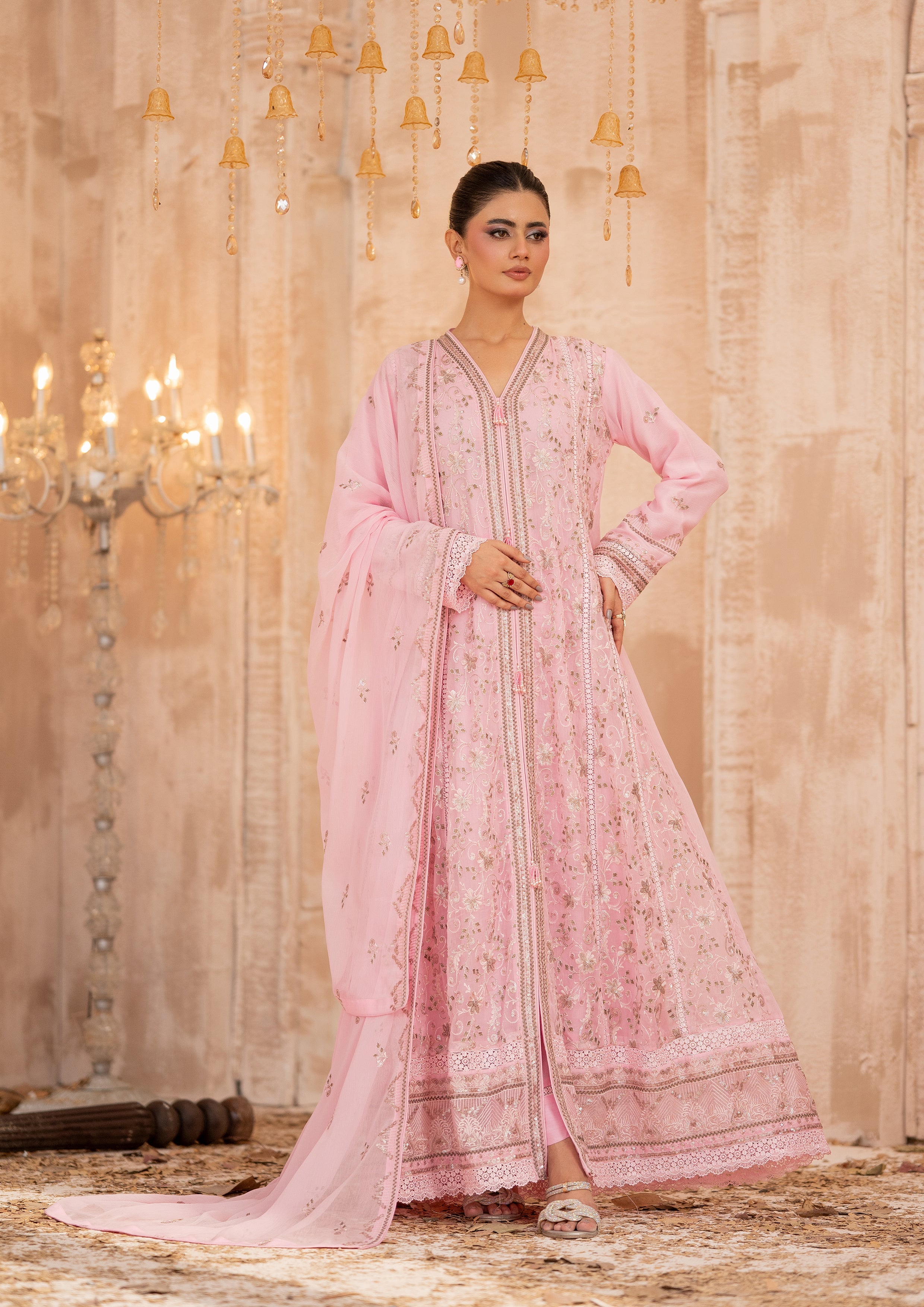 Ghazala BN-1171 - 3 Piece Stitched Fancy Heavy Embroidered - Bint-e-Noor