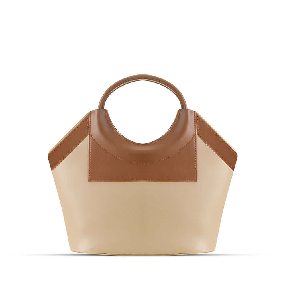 Victoria Beige Handbag - Bag X