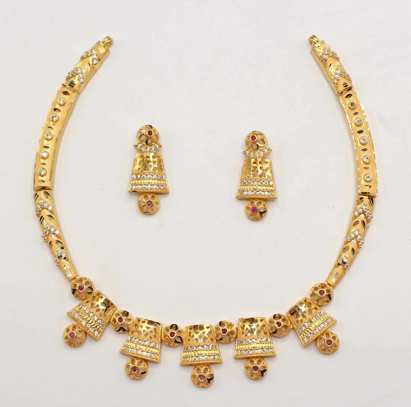 Gold Plated Diya - Aloro Jewels