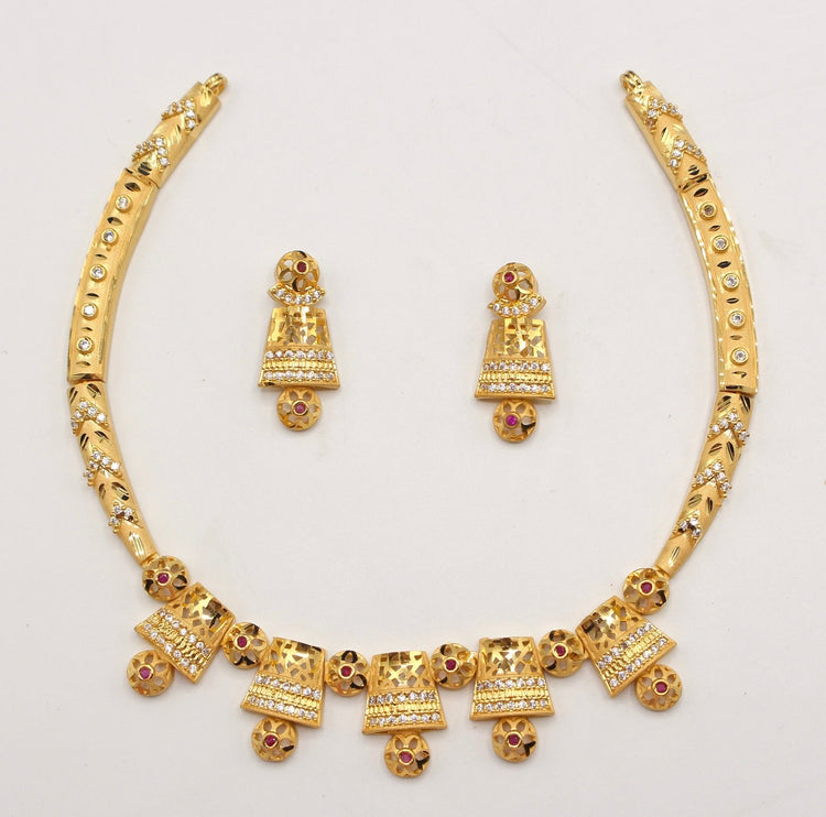 Gold Plated Diya - Aloro Jewels