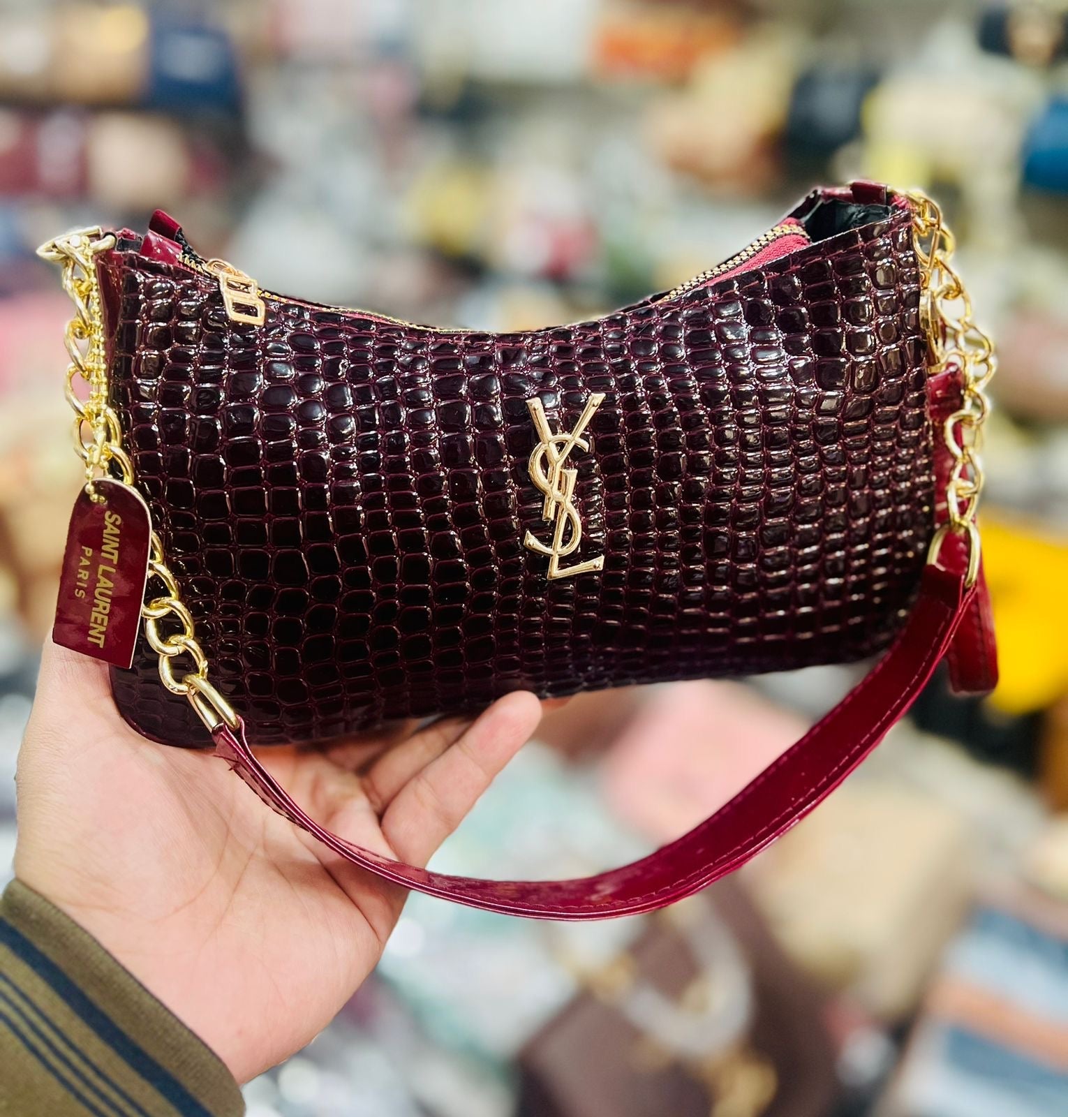 Ysl Crocodile Crossbody - Bellabags