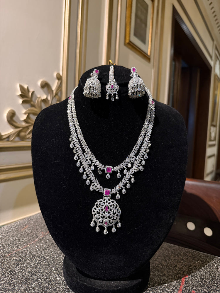 Silver Bridal Set - Aloro Jewels